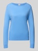 Brax Regular Fit Pullover aus Schurwoll-Kaschmir-Mix Modell 'Lisa' Hellblau