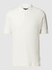 Marc O'Polo Koszulka polo o kroju regular fit z krótką listwą guzikową Biały