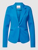 ICHI Blazer met normaal model en reverskraag Blauw