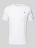 Lacoste T-Shirt mit Logo-Patch Weiss