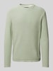 Marc O'Polo Regular Fit Strickpullover aus Bio-Baumwoll-Chenillegarn in glatter Querstrickstruktur Mint