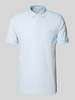 Lacoste Regular fit poloshirt met labelbadge, model 'CORE' Lichtblauw