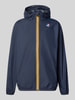 K-WAY regular fit jas met capuchon model 'Le Vrai' Marineblauw
