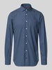 Tommy Hilfiger Tailored Slim Fit Businesshemd aus reiner Baumwolle Bleu