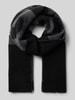 HUGO Sjaal van wolmix, model 'MARTYN' Zwart