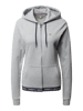 TOMMY HILFIGER Sweatjacke mit Kapuze  Hellgrau meliert