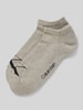 Calvin Klein Jeans Sneakersocken mit Logo-Stitching im 2er-Pack Hellgrau