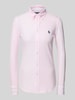 Polo Ralph Lauren Slim fit poloshirt met button-downkraag Roze
