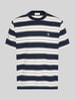 Calvin Klein Jeans męski t-shirt o kroju regular fit z mieszanki bawełny Granatowy
