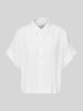 Selected Femme Relaxed Fit Bluse aus Viskose-Leinen-Mix Modell 'VIVA' Offwhite