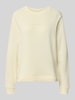 Marc O'Polo DENIM Regular Fit Sweatshirt aus reiner Baumwolle Ecru