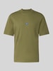 HUGO Blue Regular Fit T-Shirt aus reiner Baumwolle Modell 'NIEROS' Oliv