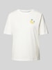 Vila T-shirt z okrągłym dekoltem model ‘SYBIL’ Biały