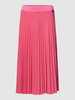 Rich & Royal Midirok met labelapplicatie Fuchsia