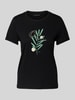 Tom Tailor Regular fit T-shirt van puur katoen Zwart