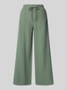 Christian Berg Woman Wide Leg Stoffhose in verkürzter Passform Schilf
