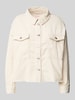 Only Oversized Hemdjacke aus reiner Baumwolle Modell 'MARINA-ENY' Sand