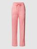 Rich & Royal Stoffen broek met tunnelkoord Roze