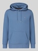 GANT Regular Fit Hoodie aus Baumwoll-Mix Hellblau