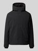 JACK & JONES Jacke mit verdecktem Reißverschluss Modell 'KEEN' BLACK