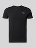 Pepe Jeans Slim Fit T-Shirt aus Baumwoll-Mix Modell 'ORIGINAL BASIC 3' Black