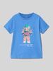 Polo Ralph Lauren Kids T-Shirt mit Label-Print Blau