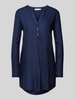 Christian Berg Woman Lange blouse met V-hals Donkerblauw