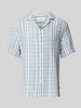 s.Oliver RED LABEL Oversize Freizeithemd aus reiner Baumwolle Blau