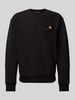 Carhartt Work In Progress Sweatshirt mit Label-Stitching Black