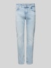 Tommy Jeans Slim Tapered Fit Jeans im 5-Pocket-Design Modell 'AUSTIN' Hellblau