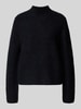 BOSS Regular Fit Strickpullover aus Woll-Kaschmir-Mix Modell 'FUBRINA' Black