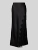 BOSS Orange Maxirok van satijn, model 'VLACE' Zwart