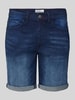 Blend Korte regular fit jeans in 5-pocketmodel Marineblauw