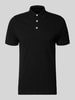 Jack & Jones Regular fit poloshirt met labelstitching, model 'PAULOS' Zwart