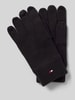 Tommy Hilfiger Handschoenen met logostitching Zwart