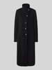 Milo Coats Regular Fit Mantel mit Stehkragen Modell 'NADA' Black