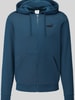 PUMA Performance Bluza rozpinana o kroju regular fit z mieszanki bawełny Petrol