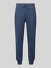 Guess Activewear Sweatpants mit Label-Detail Modell 'MICKEY' Marine