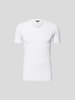 Balmain T-Shirt mit Label-Stitching Weiß