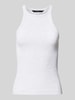 Vero Moda Regular Fit Tank Top aus Baumwoll-Mix Modell 'CHLOE' Hellgrau