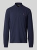 Napapijri Regular Fit Poloshirt mit Label-Stitching Modell 'EALIS' Marine