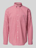 Gant Koszula casulowa o kroju regular fit ze wzorem w kratkę vichy model ‘POPLIN’ Ciemnoczerwony