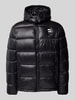 Karl Lagerfeld Steppjacke mit Label-Detail Black