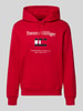 Tommy Hilfiger Regular fit hoodie van katoenmix Rood