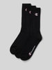 Champion Socken mit Label-Detail im 3er-Pack Modell 'Crew Socks' Black