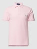 Polo Ralph Lauren Slim fit poloshirt met logostitching Roze