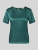 Weekend Max Mara Regular Fit T-Shirt aus Satin Modell 'GILBERT' Dunkelgruen