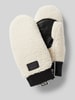 UGG Fäustlinge mit Label-Badge Modell 'UGGFLUFF MITTEN' Offwhite