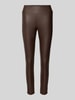 Soyaconcept Super Skinny Fit Hose mit breiten Bund Modell 'Pam' Schoko