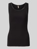 Soyaconcept Tanktop in Ripp-Optik Modell 'RYAN' Black